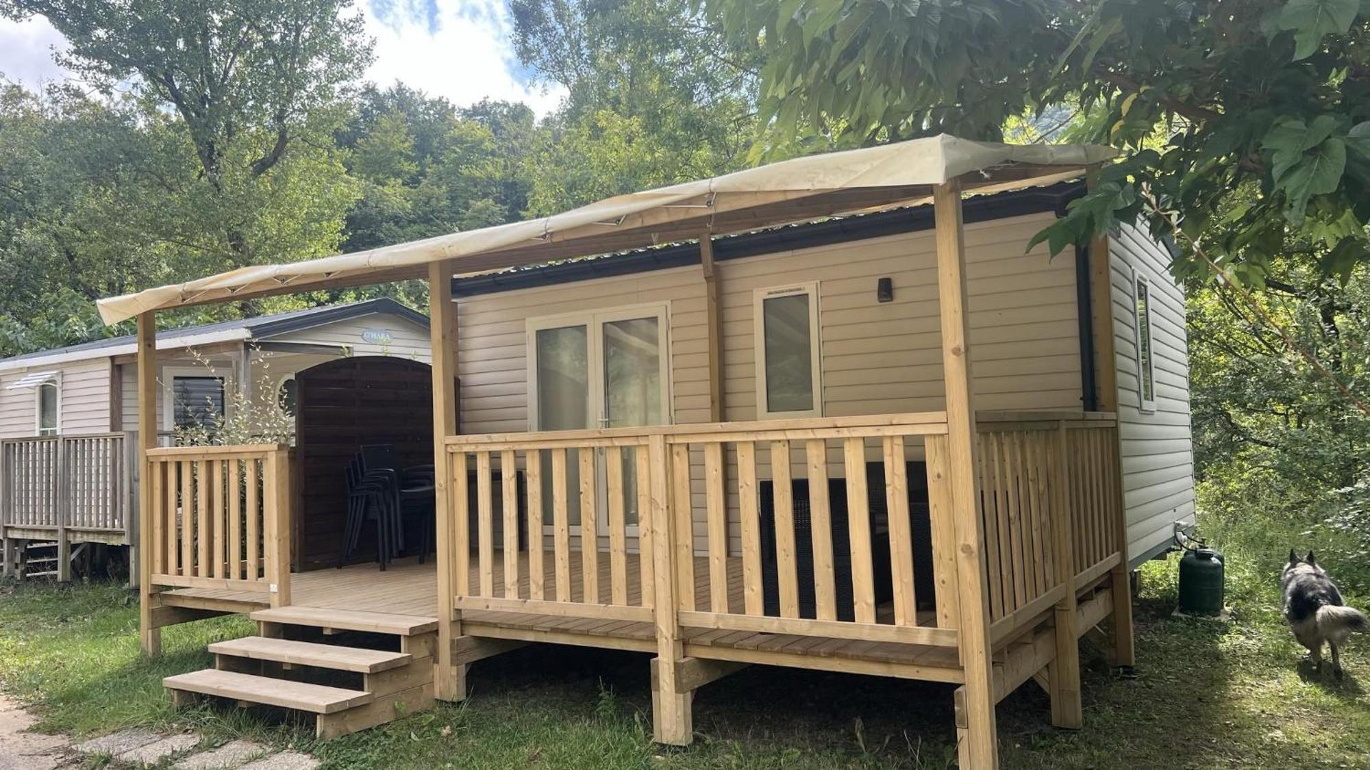 Camping Le Gallo Romain Barbieres Экстерьер фото